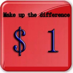 Make up the difference $1, contact customer service before place an order