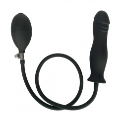 Inflatable Dildo Fake Penis Anal Plug Huge Dildo With Pump Black Butt Plug Large Female Masturbation Sex Toys