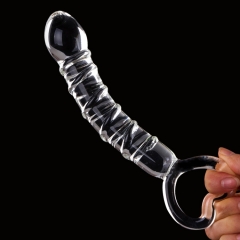 HOWOSEX 20*3CM Glass Dildo Sex Pyrex Crystal Dildo Glass Sex Toys for Woman Anal Toys Adult Crystal Female