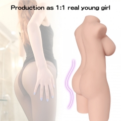 USA Warehouse Free Shipping 20.3LB Lifelike silicone 3D sex doll realistic real vagina pussy Ass big breast sex doll suitable for male Masturbate for