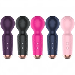 HOWOSEX Powerful Mini AV Magic Wand Vibrator for Women 20 Modes Clitoral Stimulation G Spot Massager Female Goods Sex Toys for Adults