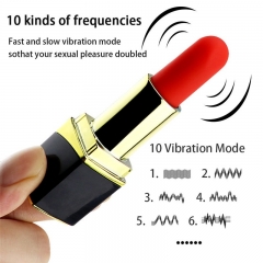 HOWOSEX Portable secret USB rechargeable lipstick jumping egg Mini AV rod vibrating female masturbator adult sex toys