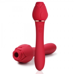 HOWOSEX Rose Sucking Vibrator Female Clitoris Sucker Vacuum Stimulator Vaginal Massagers Adults Goods Rose Vibrating Sex Toy for Women