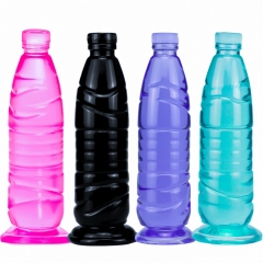 HOWOSEX Huge Anal Dildo Mineral Water Bottle Anal Plug with Suction Cup Dildo Anal Expansion Vagina Stimulate Big Sex Toys for Couples