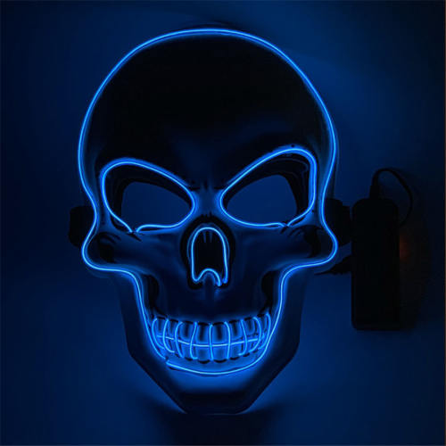 Glow In Dark Costume Accessories DJ Party Light Up Masks LED Glowing Masks