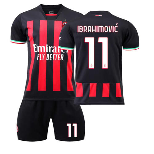 A.C. Milan Soccer Fan Apparel No 11 Zlatan Ibrahimović Football Kits PQ47229
