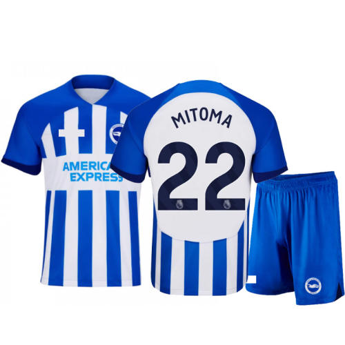 23-24 Kaoru Mitoma Soccer Fan Apparel Brighton & Hove Albion Football Kits PQ99475