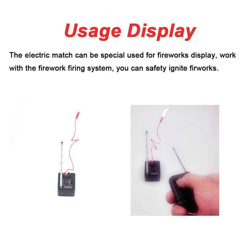 19.68in Electric Match for Fireworks Firing System