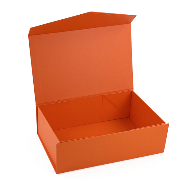 L A4 Deep-2 Orange Magnetic Gift Box