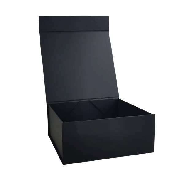 Wholesale L Square Deep Black Magnetic Gift Box