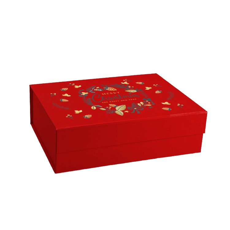Christmas Wholesale A4 Deep Red Magnetic Gift Box