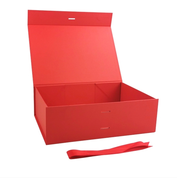 Valentine's Day Wholesale A4 Deep Red Magnetic Gift Box