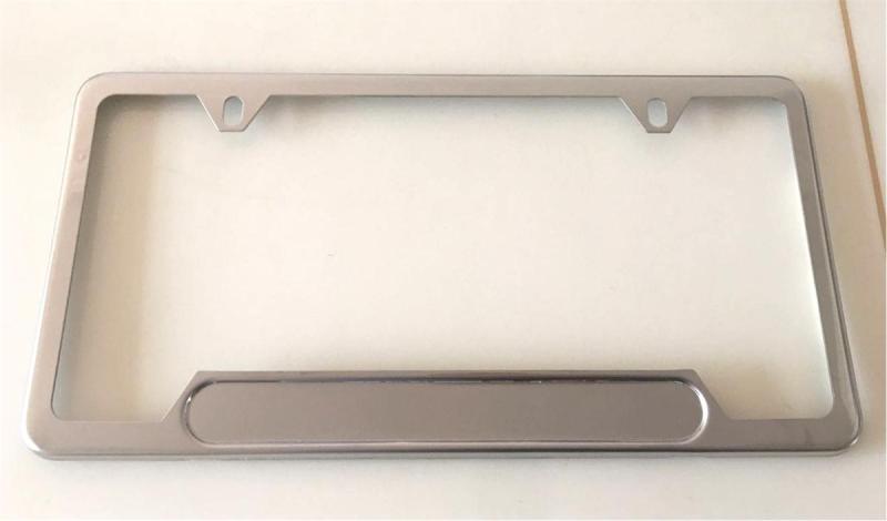 Custom Stainless Steel License Plate Frames, Metal License Plate Holder