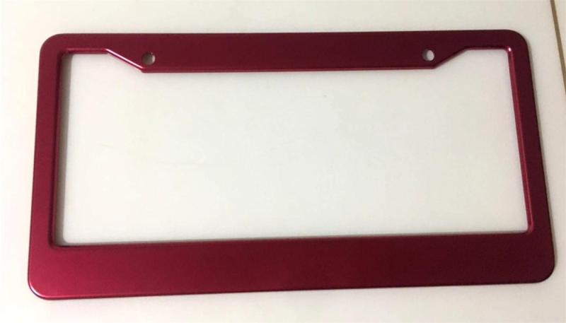 Anodised Aluminum License Plate Frames, Metal License Plate Holder