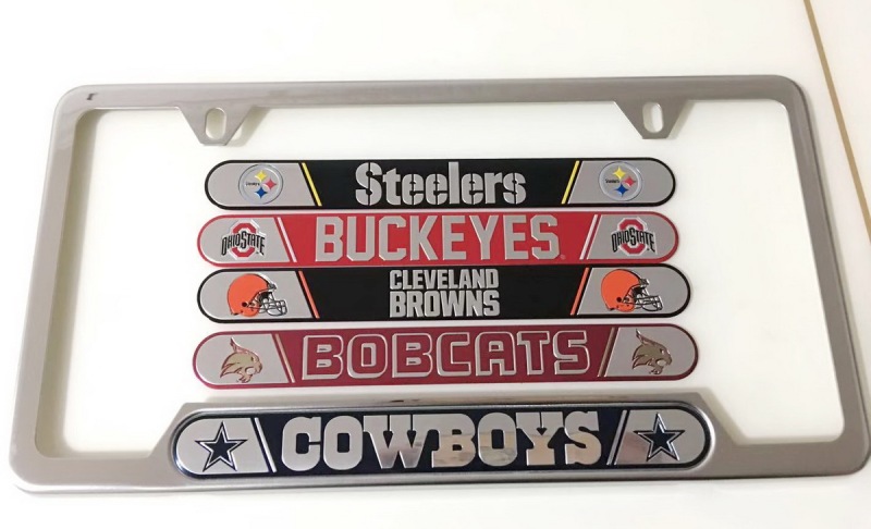 Custom Stainless Steel License Plate Frames, Metal License Plate Holder