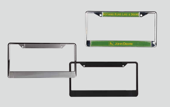 Standard Metal License Plate Frames, Custom License Plate Covers