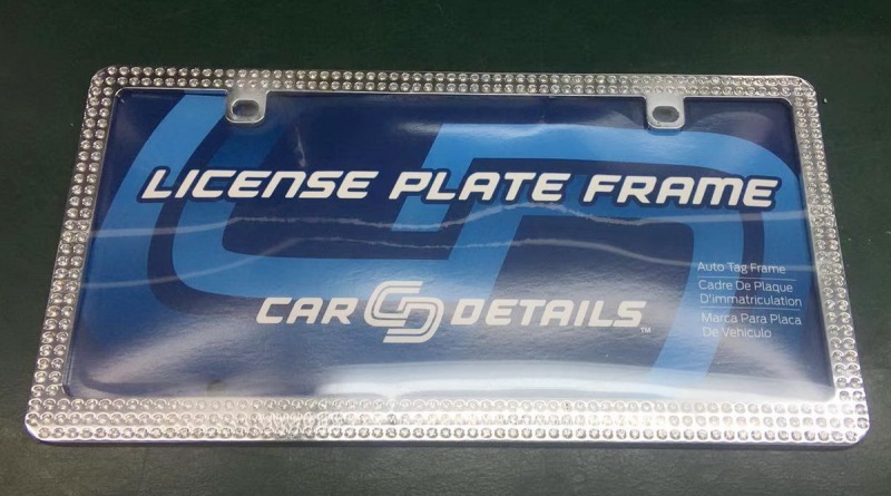 Crystal License Plate Frames, Bling License Plate Covers