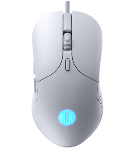 INPHIC Wired PC Mouse, USB Wired Mouse 3200DPI Adjustable & 6 Programmable Buttons, Silent Click, Optical Tracking, Ergonomic, Streamlined Mouse for PC Laptop Computer Working and Gaming