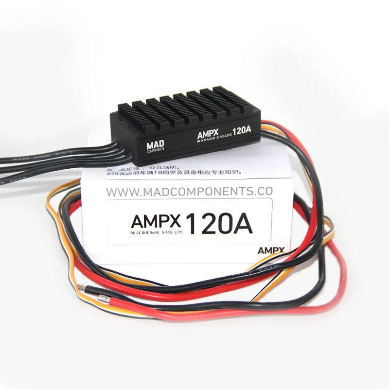 MAD AMPX ESC Regulator 120A (5-14S) for large and heavy delivery multirotor