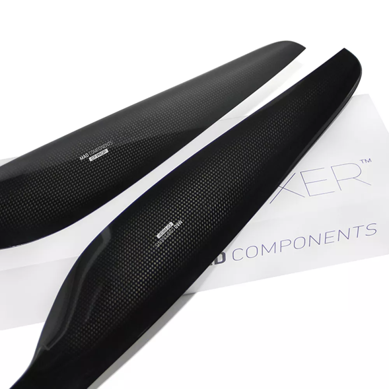FLUXER 40x13.1 Inch glossy series carbon fiber propeller for large and heavy delivery drone multirotor CW+CCW 1 Pair