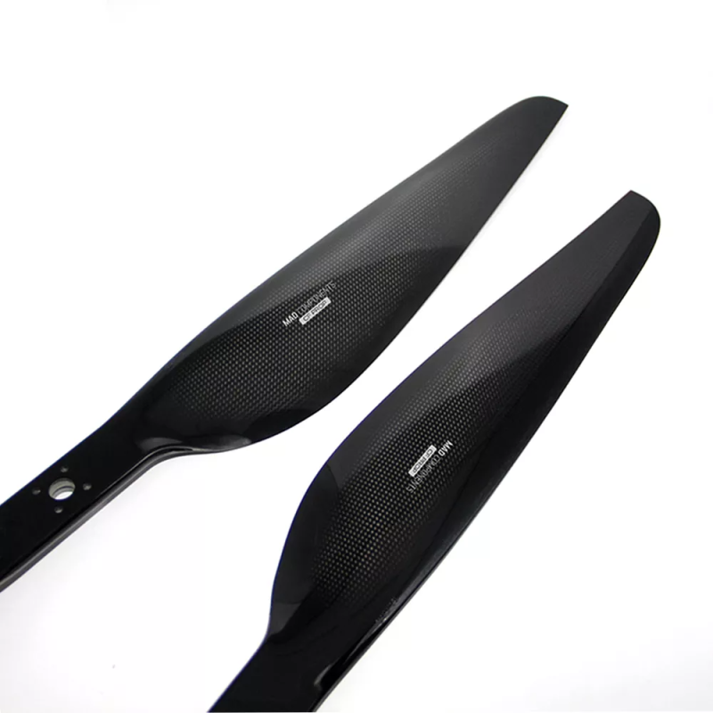 FLUXER 40x13.1 Inch glossy series carbon fiber propeller for large and heavy delivery drone multirotor CW+CCW 1 Pair