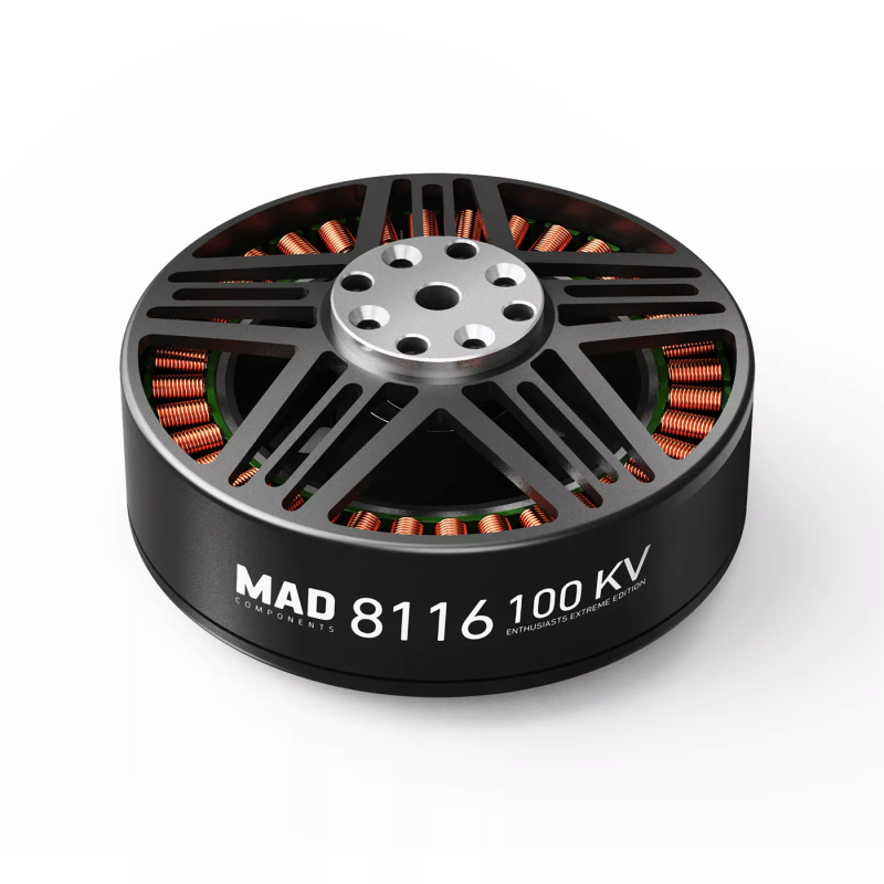 MAD 8116 EEE  brushless drone motor for the heavy multirotor hexacopter octocopter