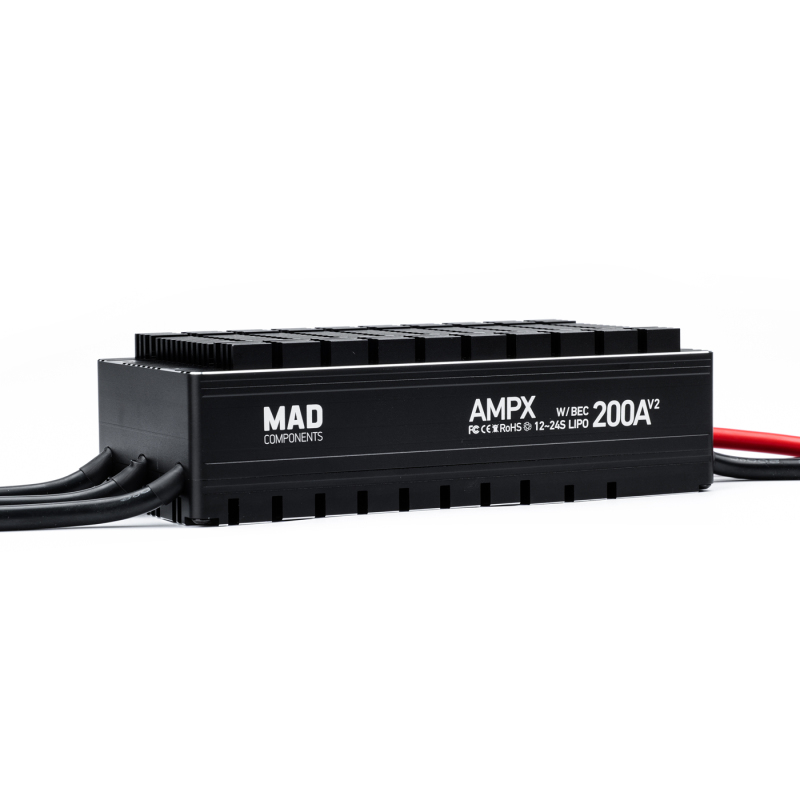 MAD AMPX 200A(12-24S) HV ESC Regulator for planecopter cargon aeroplane helicopter rcmanned drone