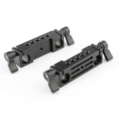 CAMVATE Rod Clamp 15mm Railblock (Black, 2-Piece)