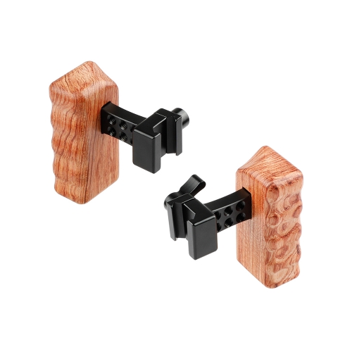 CAMVATE DSLR Wood Wooden Handle Grip (Left & Right)