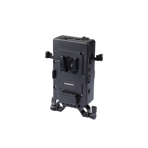 CAMVATE Double-side Battery Plate With 15mm Rod Clamp & Double Power Supply Splitter