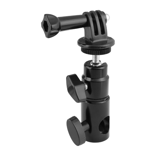 CAMVATE 1/4"-20 Ball Head Holder + Light Stand Head + GoPro Monopod Mount Adapter For HD HERO 1 2 3 4