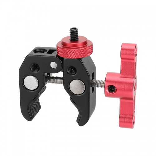 CAMVATE Super Clamp Crab Pliers Clip with 1/4" to 1/4" Screw Adapter