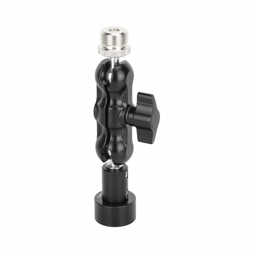 CAMVATE Mini Ball Head Mount Microphone Clamp Adapter