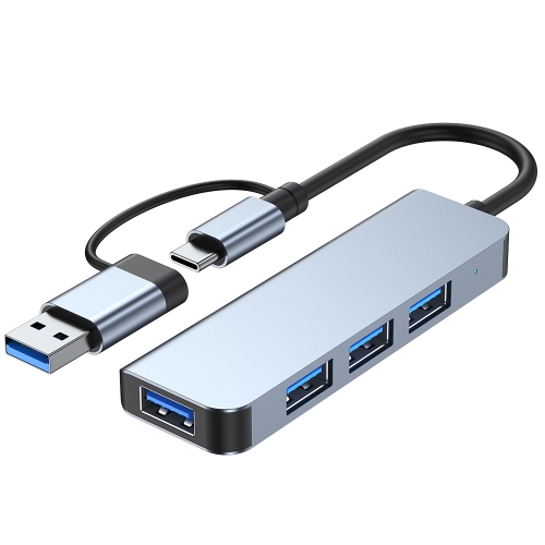 CAMVATE 4-Port Slim USB 3.0 Type-C Type-A Hub