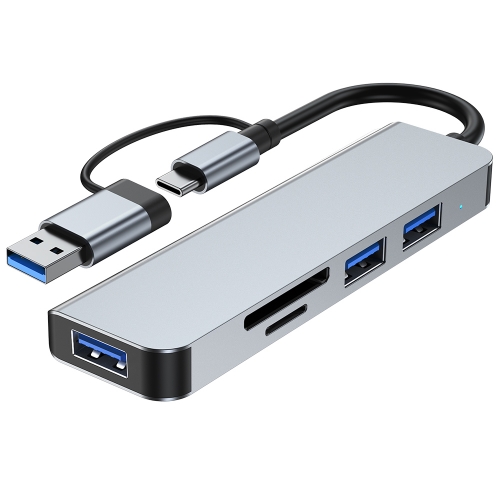 CAMVATE USB Type-C Type-A 5-in-1 Docking Station Multiport Adapter