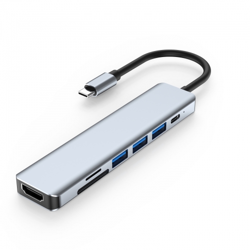 CAMVATE USB Type-C 7-in-1 Multiport Adapter with 4K HDMI