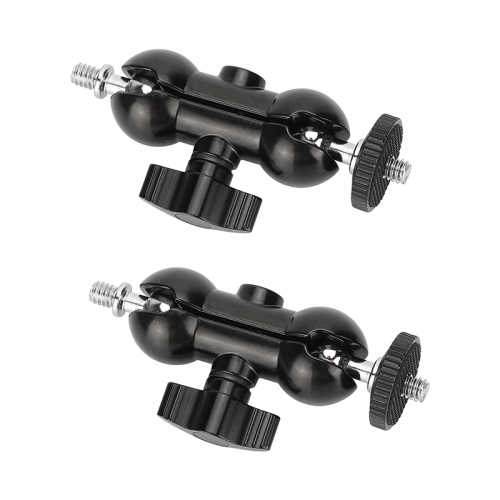 CAMVATE Double Ball Joint Head Extension Arm with 1/4"-20 Stud (2-Pack)