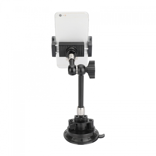 CAMVATE Suction Cup Mount with 7.9" Magic Arm and Smartphone Clamp