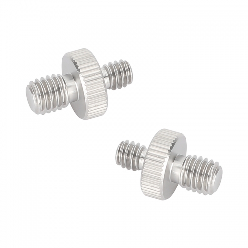 CAMVATE M8 Male to 1/4"-20 Male Stainless Steel Screw Adapter (2-Pack)