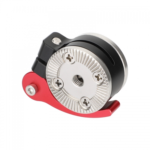 CAMVATE Quick Adjust Rosette Adapter with M6 Female and Male Mounts (Red Lever)