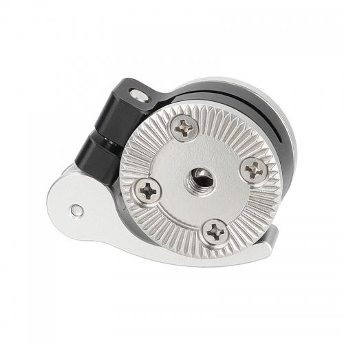 CAMVATE Quick Adjust Rosette Adapter with M6 Female and Male Mounts (Silver Lever)