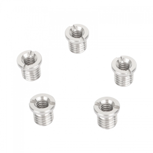 CAMVATE 1/4"-20 Female to 3/8"-16 Male Screw Adapter for Tripod (5-Pack)