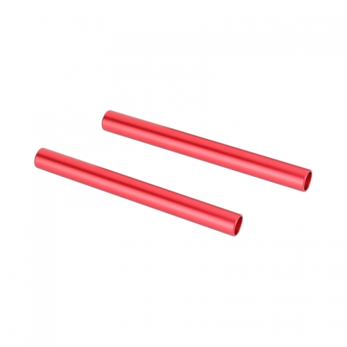 CAMVATE 15mm Aluminum Rod Pair (Red, 5.9")