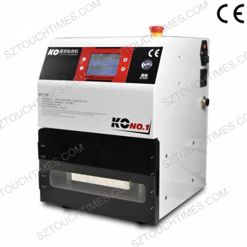 KO No.1 Vacuum Glassラミネーションマシン、最大7インチ携帯電話用、液晶ディスプレイによる制御
