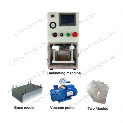 YMJ Portable Vacuum OCA Lamination machine with moulds and free vacuum pump