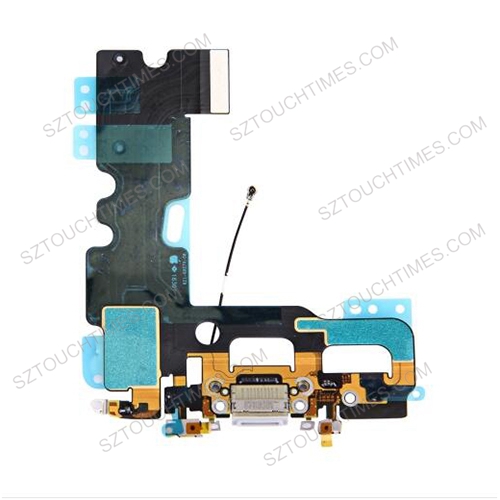 for iPhone 7 Charging Port + Audio Flex Cable (Grey/White)