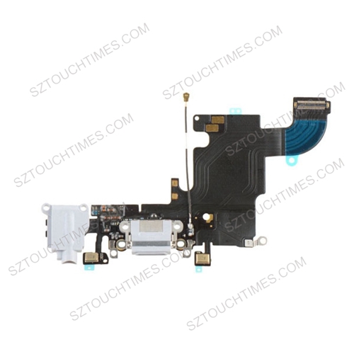 Charging Port Flex Cable for iPhone 6s White/Grey