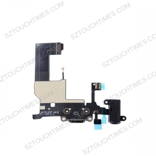 Charging port with Headphone Jack Flex Cable for iPhone 5