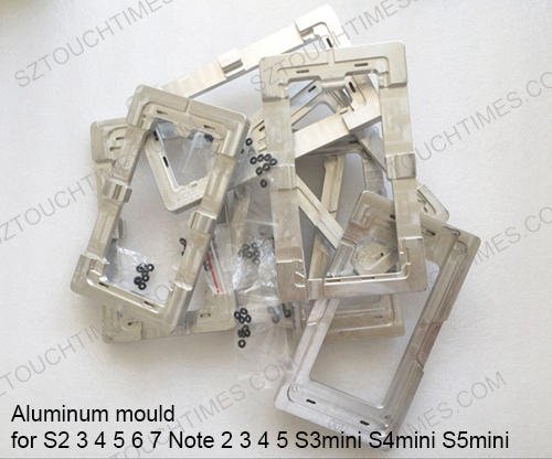 Aliminum Screen Refurbish Mould LCD Glass Alignment Mould Mold for Sumsung S2 S3 S4 S5 S6 S7 Note 2 3 4 5