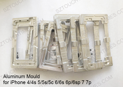 Aliminum Screen Refurbish Mould LCD Glass Alignment Mould Mold for iPhone 4 4S 5/5S/5C 6/6S 6PLUS/6S PLUS 7 7PLUS